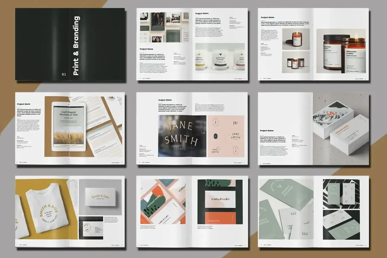 Pages of a